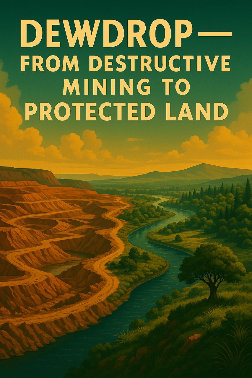 DewDrop mining environmental vision